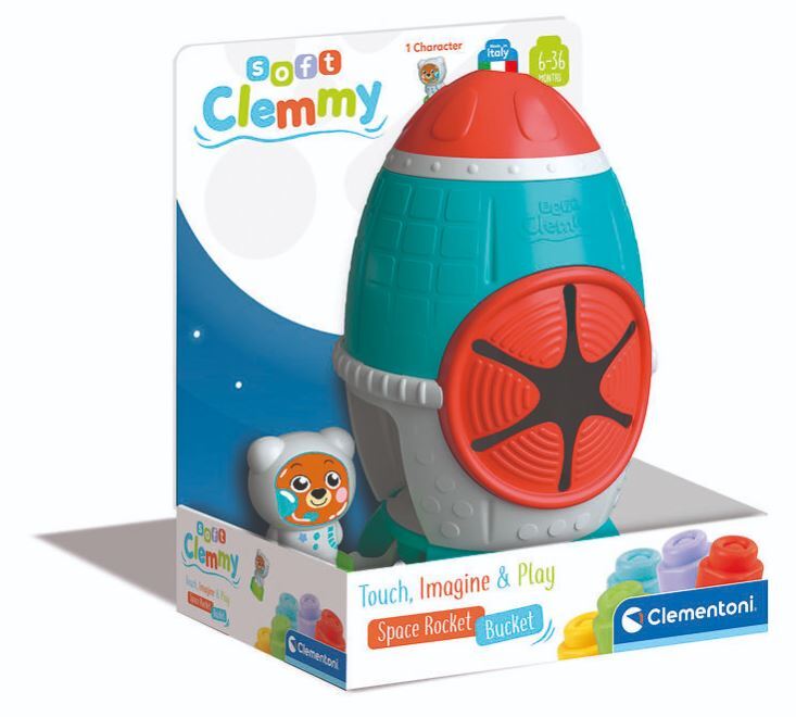 Clemmy Sensory Space Rocket - Racheta cu cuburi moi