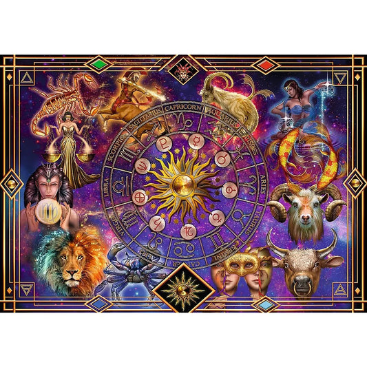 Puzzle Spirala 1040 piese - Semne zodiacale
