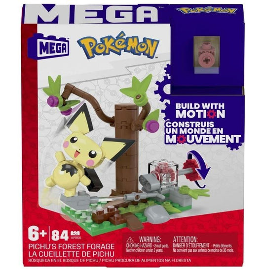 Mega Construx Pokemon Pichu's Forest Center, 84 piese