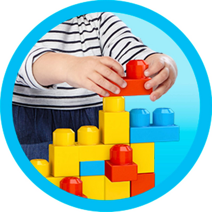 Catelus cu cuburi de construit Mega Bloks First Builders