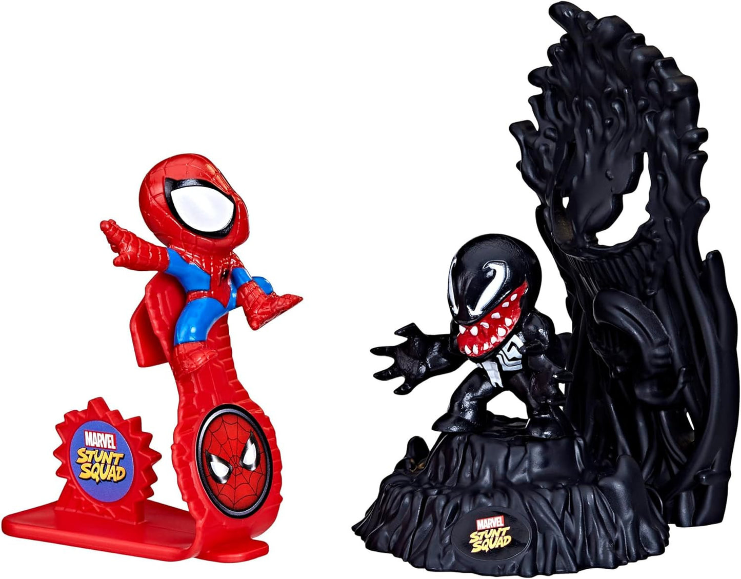 Set 2 figurine Marvel Stunt Squad - Spider-Man vs Venom