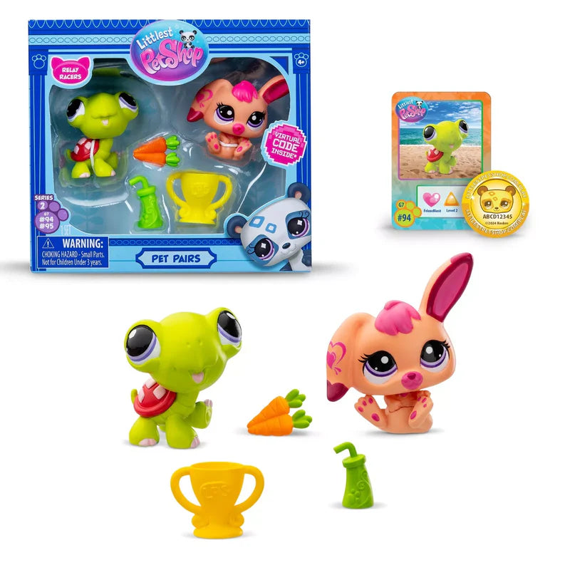 Littlest Pet Shop seria 2, Set 2 Animalute -  Relay Racers