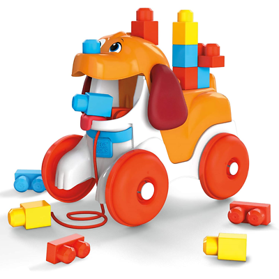 Catelus cu cuburi de construit Mega Bloks First Builders