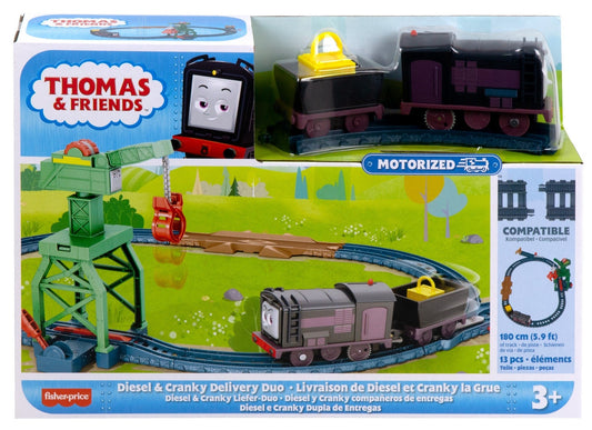 Set Thomas Motorizat - Diesel & Cranky Delivery Duo