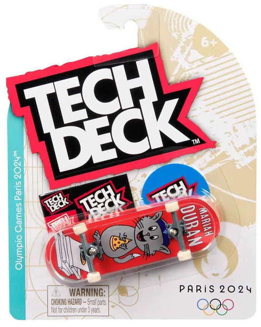 Set Tech Deck Jocurile Olimpice 2024 Paris - Mariah Duran pisică cu pizza