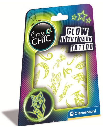 Crazy Chic - Glow In The Dark Tattoo - Tatuaje Fosforescente