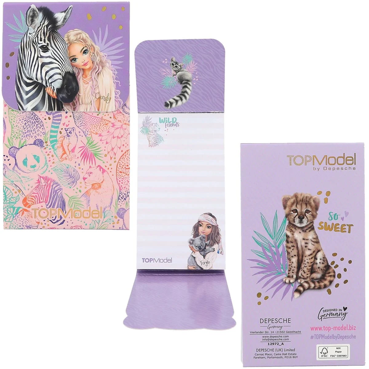 TOPModel Carnet cu Magnet Wild