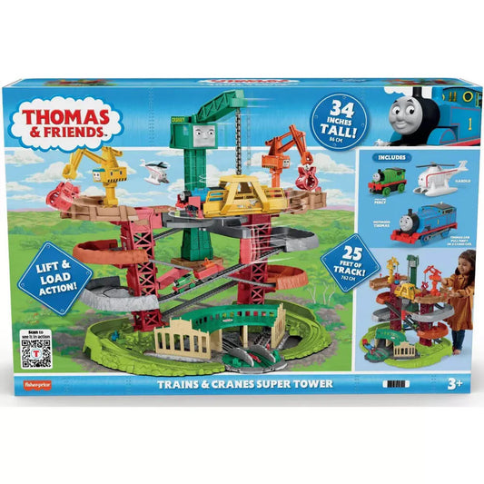 Thomas & Friends Trains & Cranes Super Tower