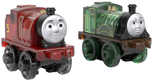 Set 2 trenulete Minis Light-Up, Thomas & Friends - James and Emily