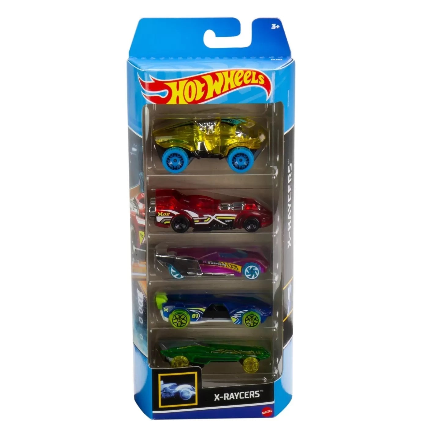 Set 5 masinute Hot Wheels, X-Raycers