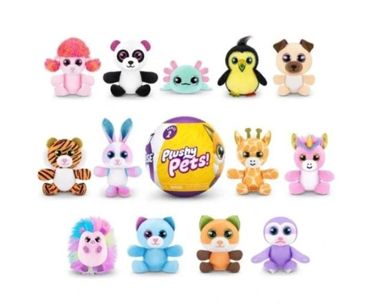 Figurina 5 Surprise - Plushy Pets, seria 2