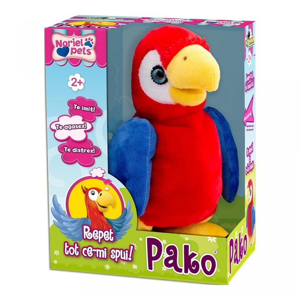 Jucarie de plus interactiva papagalul Pako