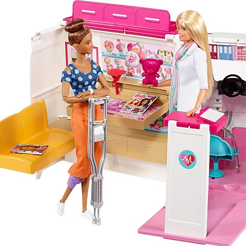 Set de joaca Barbie - Ambulanţă cu sunete şi lumini