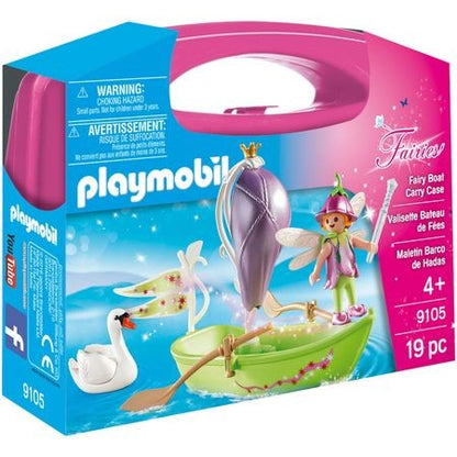 Set Playmobil Fairies - Set Portabil - Barcuta Cu Zane 9105