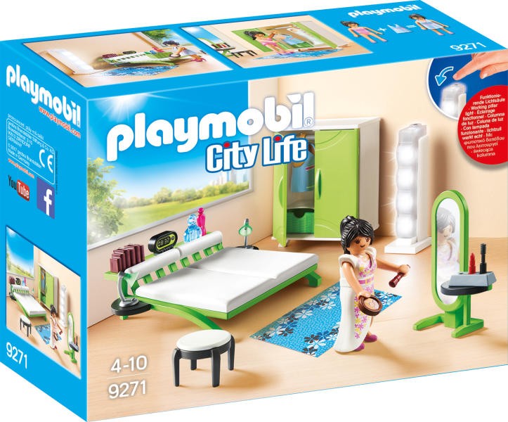Set de constructie Playmobil City Life - Dormitorul  (9271)