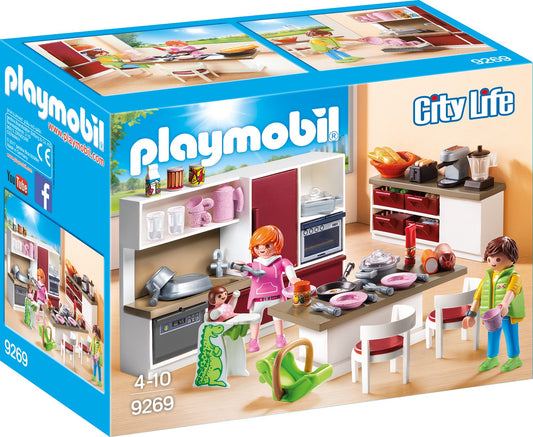 Set de constructie Playmobil City Life - Bucataria (9269)