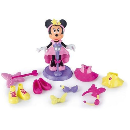 Figurina Jakks Pacific Disney Minnie Mouse Pop Star cu accesorii