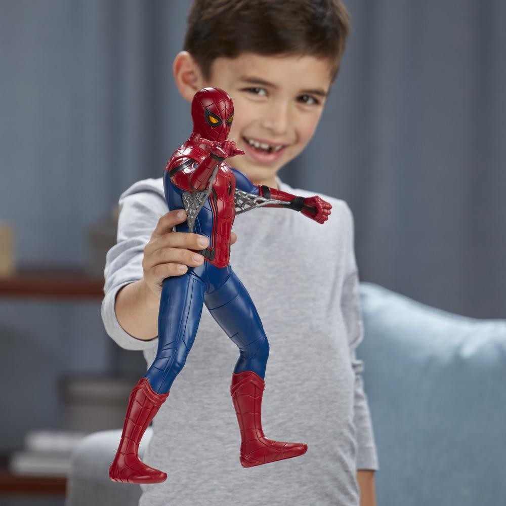 Figurină Spiderman electronică 38 cm - 40 Fraze in FRANCEZA