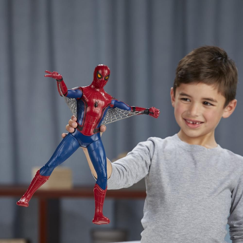 Figurină Spiderman electronică 38 cm - 40 Fraze in FRANCEZA