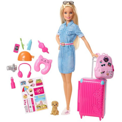 Set de joaca Papusa Barbie Turista Dreamhouse Adventures, Barbie