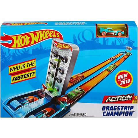 Set de joaca Mattel Hot Wheels Dragstrip Champion