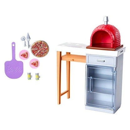 Set accesorii pentru gatit pizza Barbie