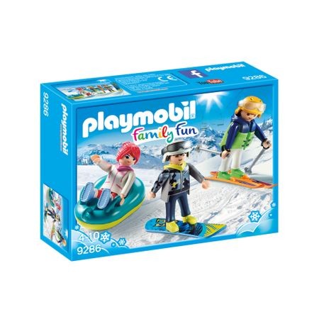 Joc Playmobil Winter Holiday, Iarna pe partie