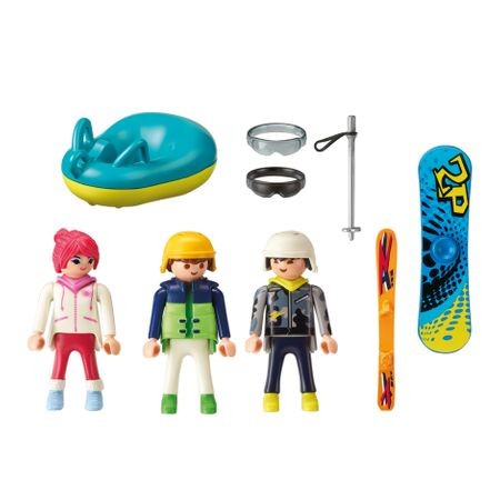 Joc Playmobil Winter Holiday, Iarna pe partie