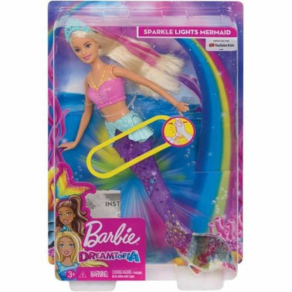 Papusa Sirena Barbie Dreamtopia Sparkle Lights GFL82 Mattel