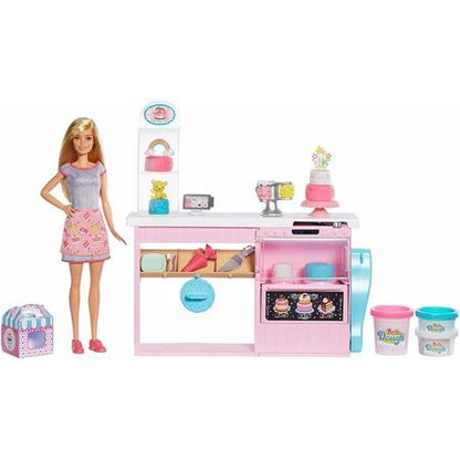 Set de joaca Papusa Barbie si atelierul de dulciuri, 3 ani+