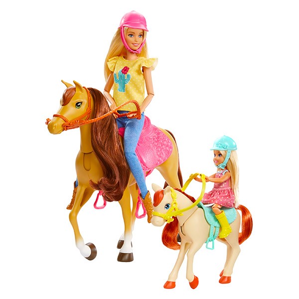 Barbie: Papusa cu caluti si accesorii