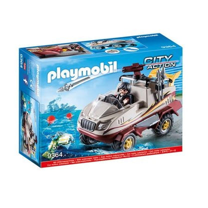 Joc Playmobil City Action Masina de teren amfibie