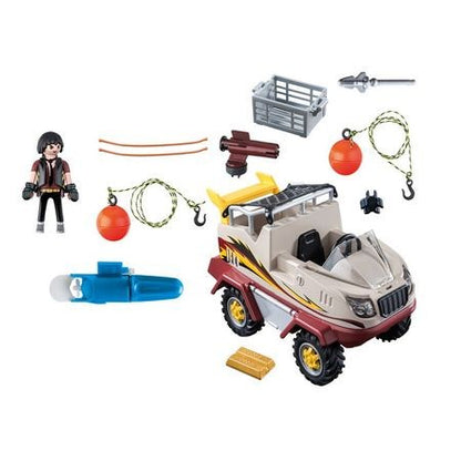 Joc Playmobil City Action Masina de teren amfibie