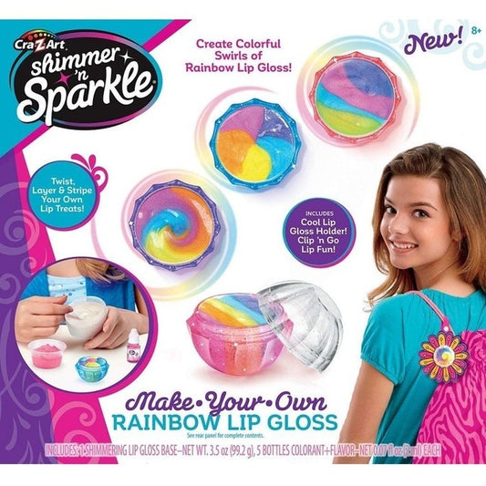 Set creatie Shimmer'n Sparkle Luciu de buze in culorile curcubeului