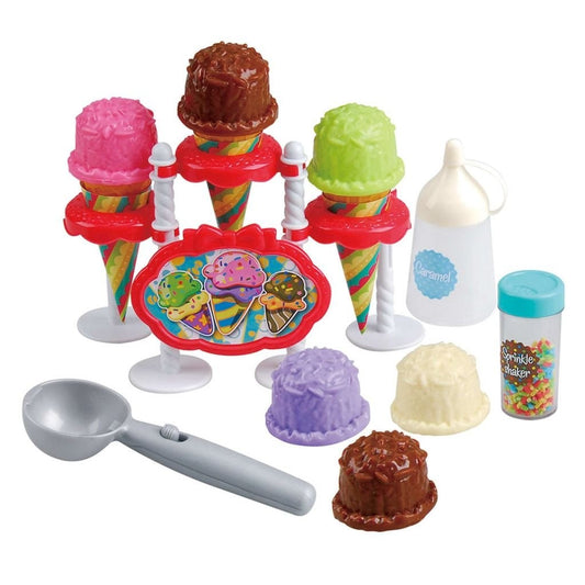 Jucarie Playgo Set de îngheţată Ice Cream Parlor 23 bucăţi