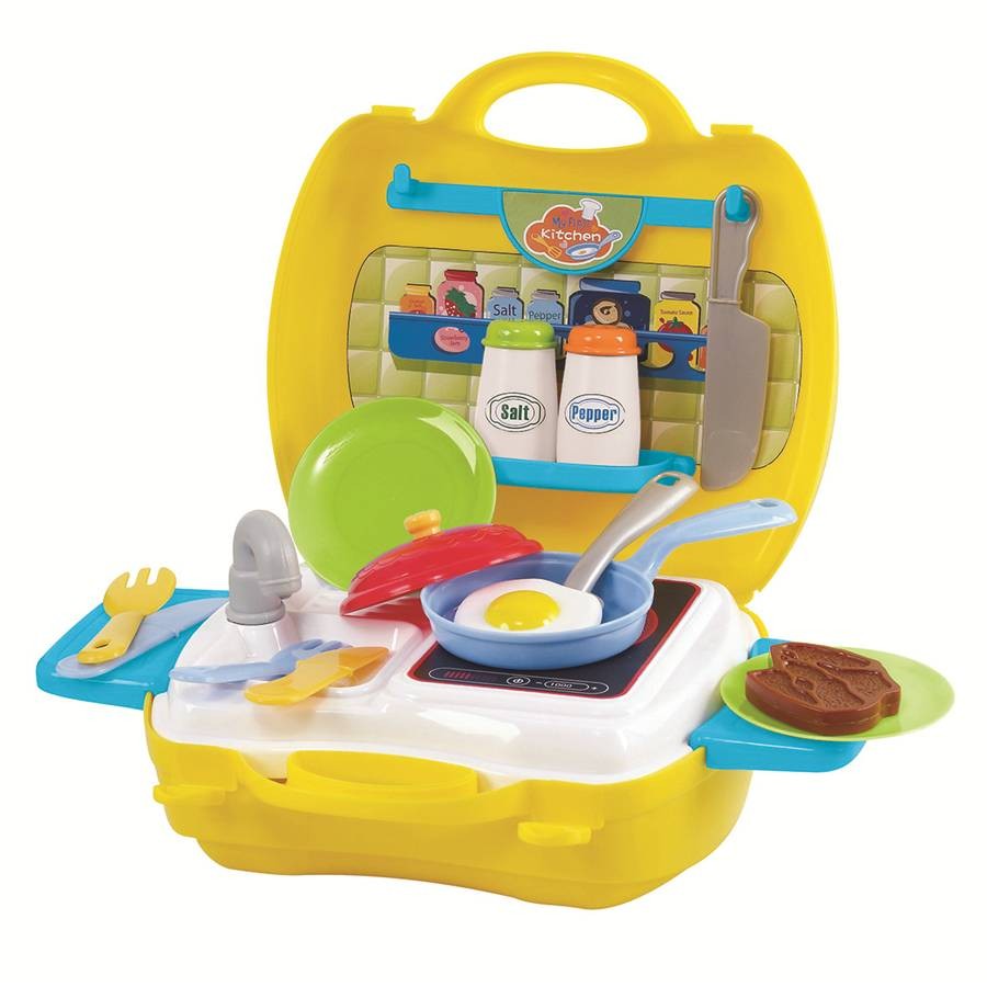 Set de bucătărie Playgo in geanta , 22 bucăţi