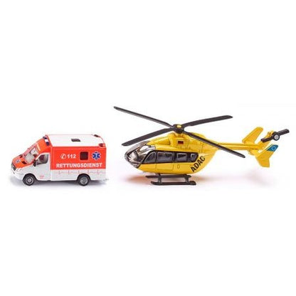 Set Ambulanta si Elicopter Siku1:87