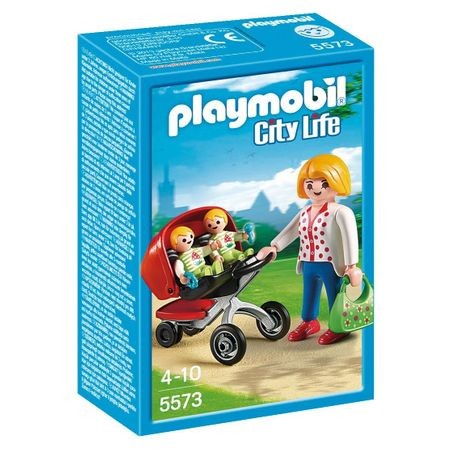 Playmobil City Life - Carucior cu Gemeni