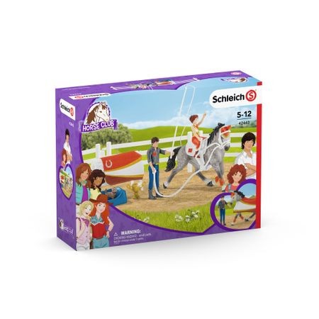 Set figurine Schleich-Set de calarie Voltigier Horse Club Mias