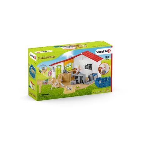 Set figurine Schleich-Cabinet veterinar cu animale de casa