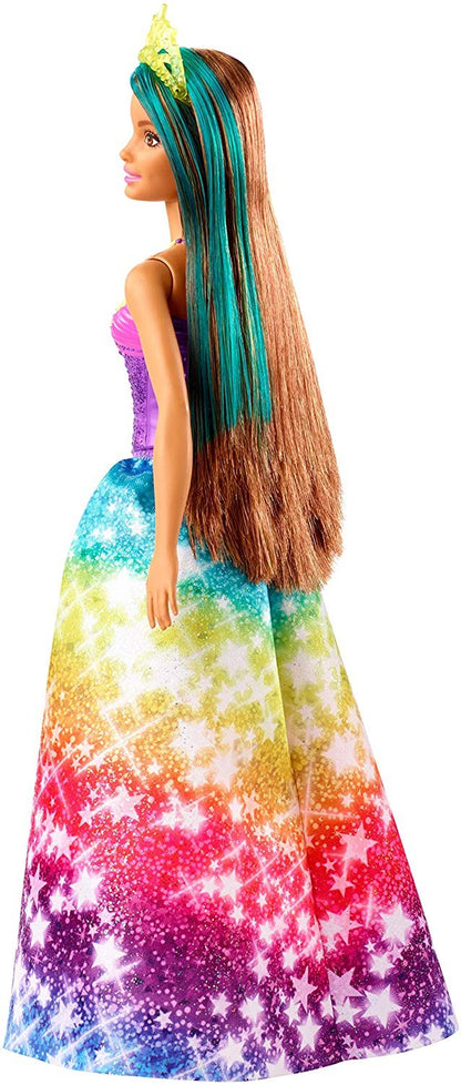 Papusa Barbie Dreamtopia printesa, bruneta