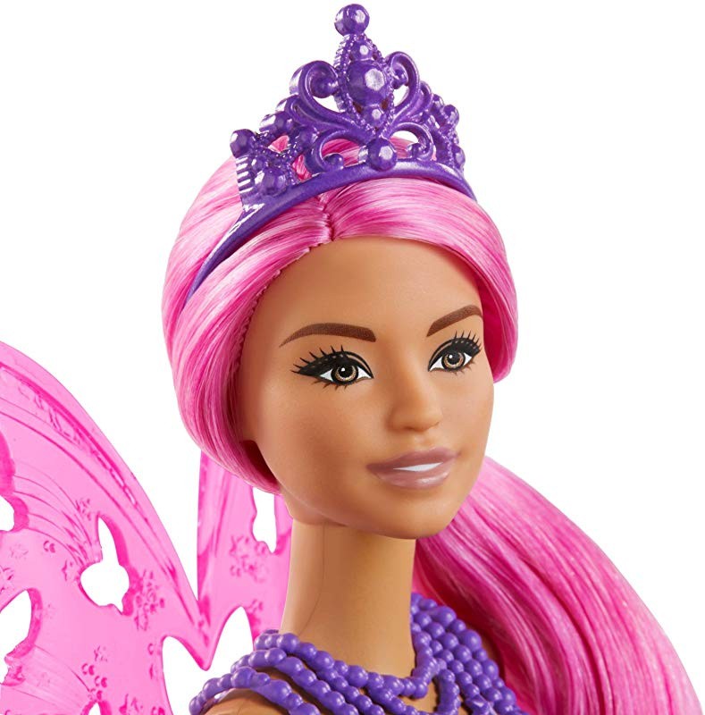 Papusa Barbie Dreamtopia zana , Par roz roz deschis