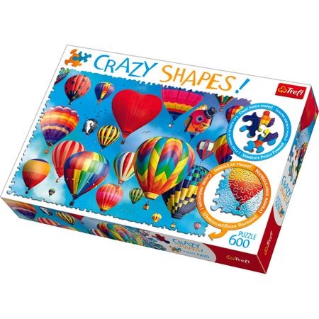 Puzzle Trefl, Baloane colorate, 600 piese ciudate