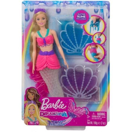 Papusa Barbie Draemtopia sirena slime GKT75 Mattel