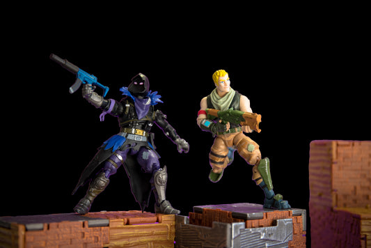Set de joaca Fortnite Turbo Builder - 2 figurine si accesorii