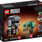 75317 - LEGO Star Wars Mandalorian si Copilul (Brick Headz)