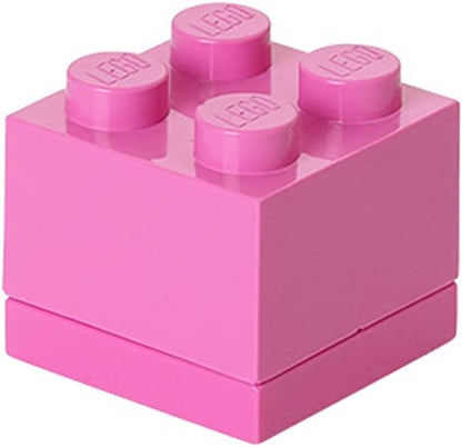 Mini cutie depozitare LEGO 2x2 roz