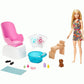 Set de joaca Barbie cu papusa - Salon Manichiura si pedichiura