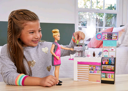 Set de joaca Barbie Cafenea cu papusa