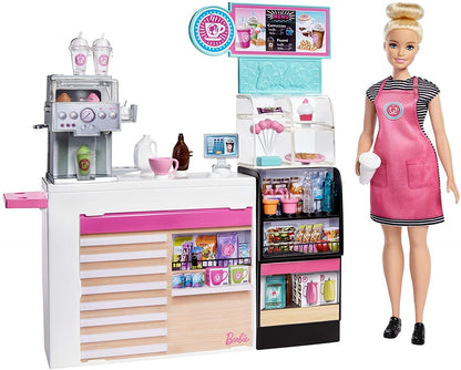 Set de joaca Barbie Cafenea cu papusa